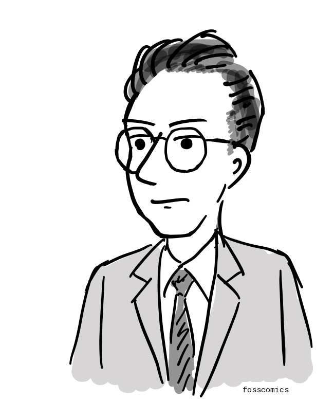 쿠르트 괴델의 초상.